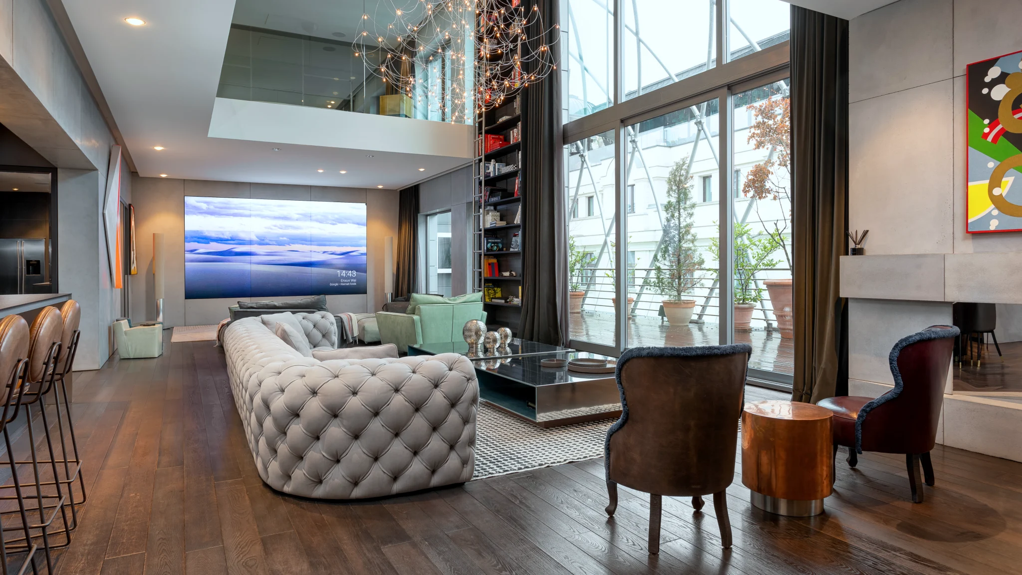 High-quality furnished Budapest apartment interior prepared for the residential rental market
